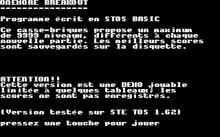 Onemore Breakout — screenshot 1
